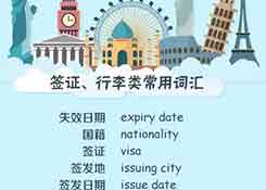 出入境填表常用詞，130個常用英文表達