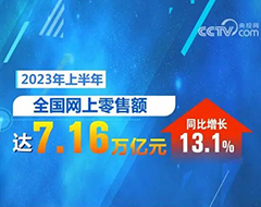 上半年全國網(wǎng)上零售額達(dá)7.16萬億元 跨境電商成外貿(mào)重要新生力量