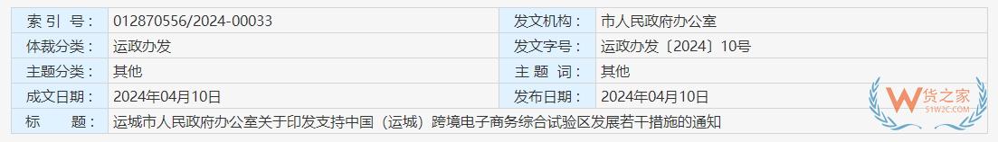 跨境政策.一百三十五|運(yùn)城_運(yùn)城跨境電商綜試區(qū)關(guān)于跨境電商的扶持政策-貨之家